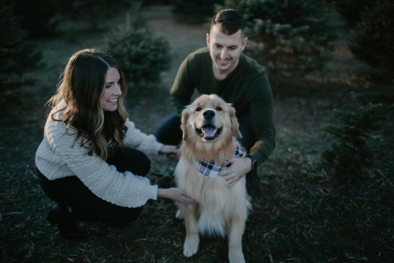 Brett, Amanda + fur baby